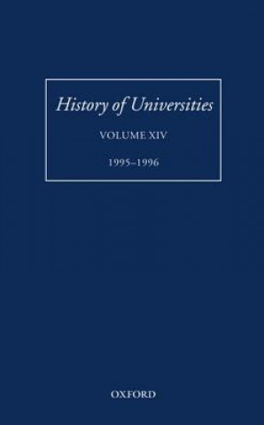 Knjiga History of Universities: Volume XIV: 1995-1996 