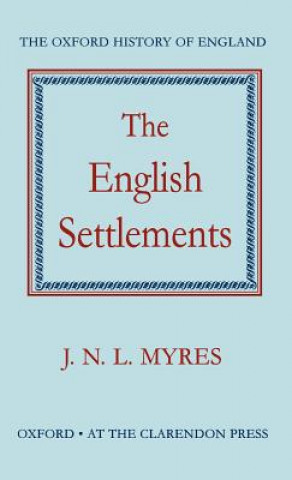 Carte English Settlements John Nowell Linton Myres