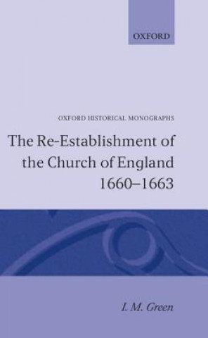 Kniha Re-establishment of the Church of England 1660-1663 I.M. Green