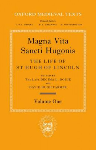 Książka Magna Vita Sancti Hugonis: Volume I Adam of Eynsham