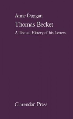 Knjiga Thomas Becket Anne Duggan