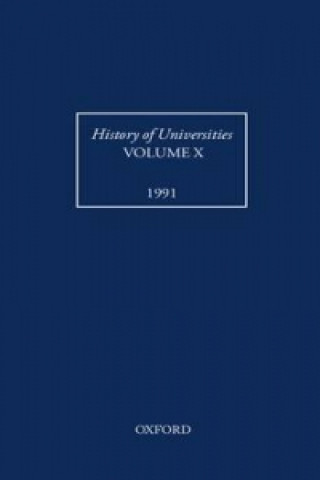 Книга History of Universities: Volume X: 1991 