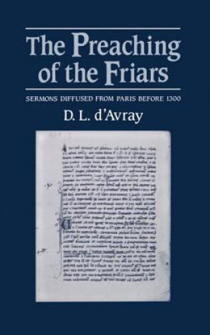 Knjiga Preaching of the Friars D. L. D'Avray