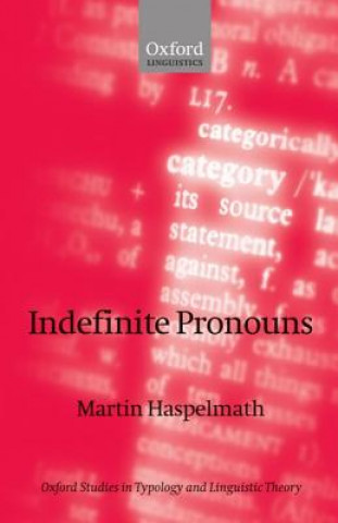 Kniha Indefinite Pronouns Martin Haspelmath