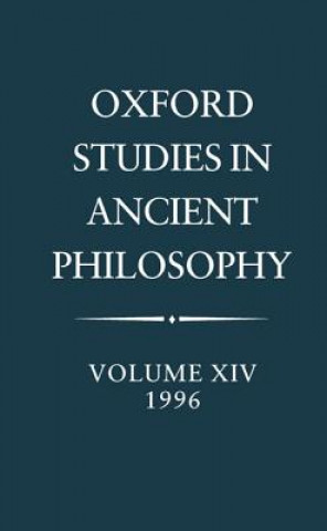 Könyv Oxford Studies in Ancient Philosophy: Volume XIV, 1996 C. C. W. Taylor