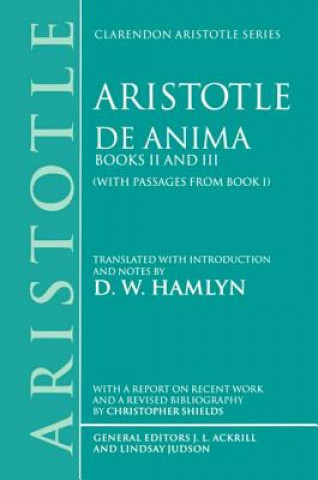 Könyv De Anima Aristotle