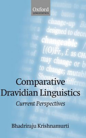 Kniha Comparative Dravidian Linguistics Bhadriraju Krishnamurti
