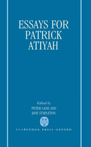 Carte Essays for Patrick Atiyah P. S. Atiyah