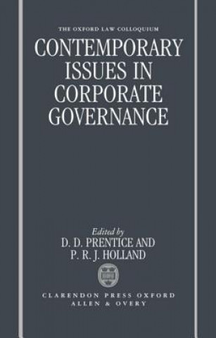 Книга Contemporary Issues in Corporate Governance Daniel D. Prentice