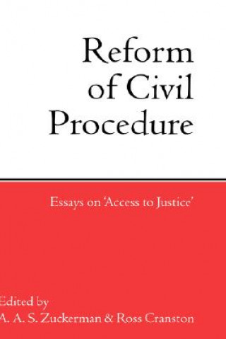 Carte Reform of Civil Procedure Ross Cranston