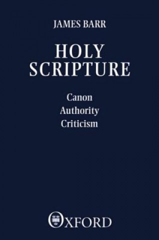 Книга Holy Scripture James Barr