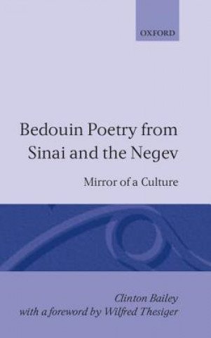 Könyv Bedouin Poetry from Sinai and the Negev Clinton Bailey