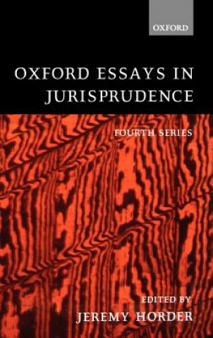Carte Oxford Essays in Jurisprudence: Fourth Series Jeremy Horder