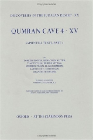 Könyv Discoveries in the Judaean Desert: Volume XX. Qumran Cave 4: XV Joseph A. Fitzmyer
