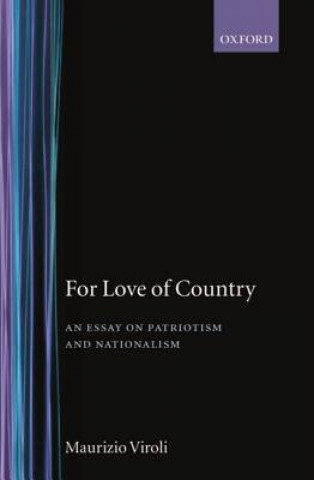 Kniha For Love of Country Maurizio Viroli