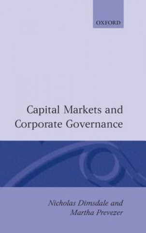 Książka Capital Markets and Corporate Governance Dimsdale