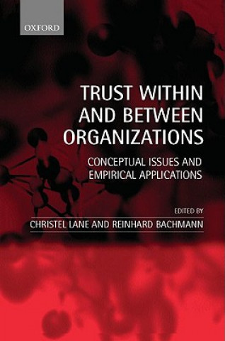 Buch Trust Within and Between Organizations Christel Lane