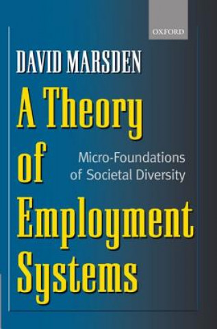 Kniha Theory of Employment Systems David Marsden
