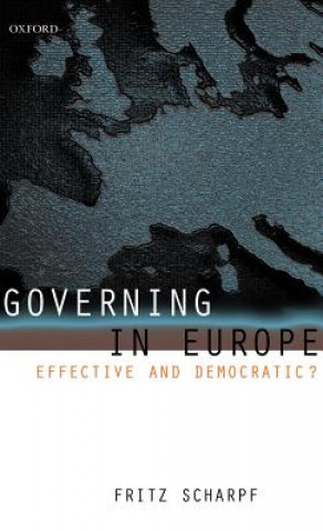 Książka Governing in Europe Fritz W. Scharpf