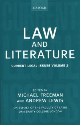 Kniha Law and Literature A. D. E. Lewis