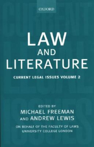 Knjiga Law and Literature A. D. E. Lewis