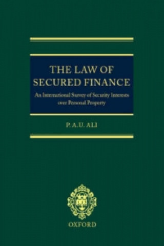 Książka Law of Secured Finance Paul Ali