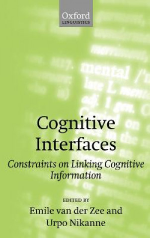 Kniha Cognitive Interfaces Emile Van Der Zee