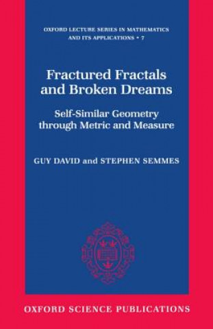 Könyv Fractured Fractals and Broken Dreams Guy David