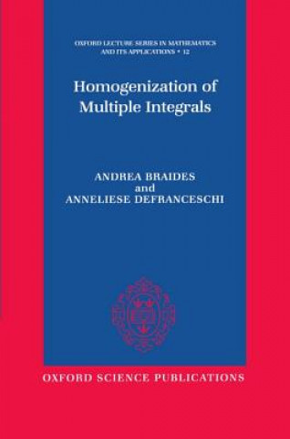 Könyv Homogenization of Multiple Integrals Andrea Braides