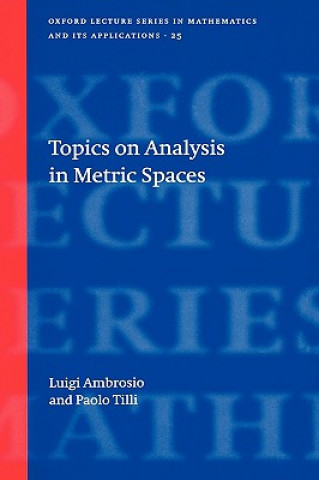 Kniha Topics on Analysis in Metric Spaces L. Ambrosio