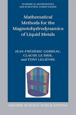 Könyv Mathematical Methods for the Magnetohydrodynamics of Liquid Metals Jean-Frederic Gerbeau