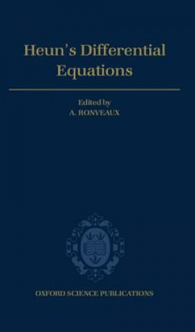 Kniha Heun's Differential Equations A. Ronveaux