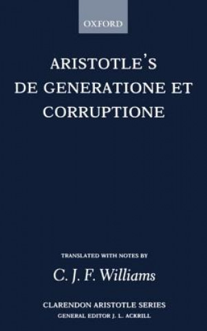 Könyv De Generatione et Corruptione Aristotle