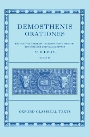 Książka Demosthenis Orationes Mervin R. Dilts