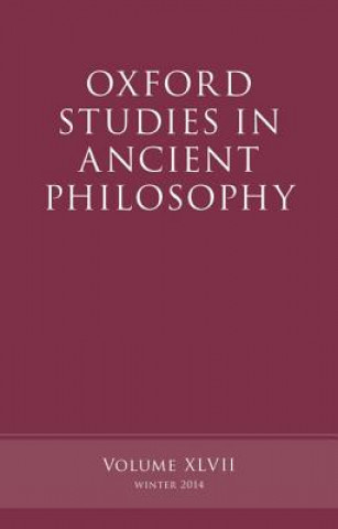 Kniha Oxford Studies in Ancient Philosophy, Volume 47 Brad Inwood