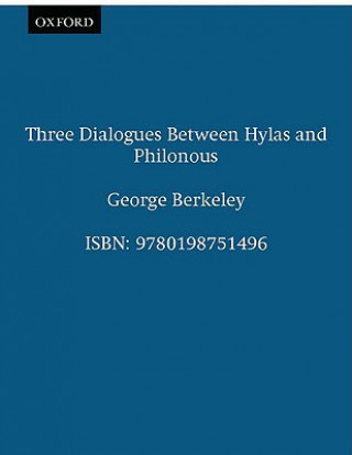 Kniha Three Dialogues Between Hylas and Philonous George Berkeley