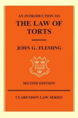 Livre Introduction to the Law of Torts John G. Fleming