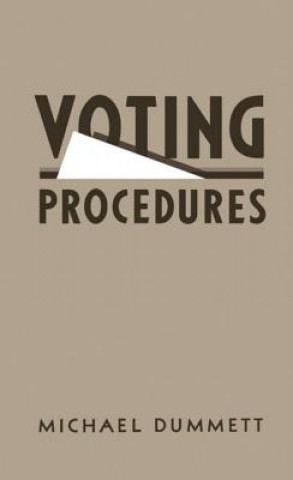 Kniha Voting Procedures Michael Dummett