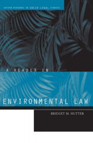 Kniha Reader in Environmental Law Bridget Hutter