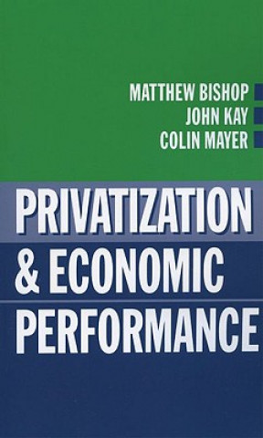 Książka Privatization and Economic Performance Matthew Bishop