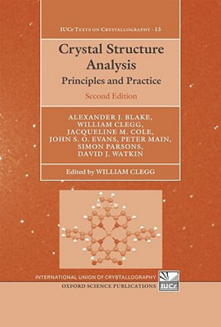 Kniha Crystal Structure Analysis Alexander Blake