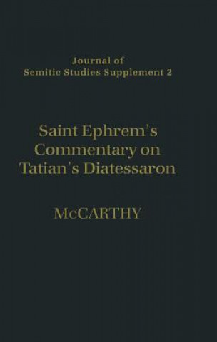 Buch Saint Ephrem's Commentary on Tatian's Diatessaron Syrus