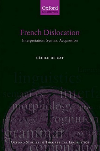 Kniha French Dislocation Cecile De Cat