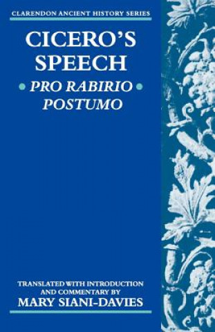 Kniha Cicero: Pro Rabirio Postumo Marcus Tullius Cicero