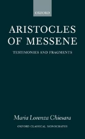 Buch Aristocles of Messene Maria Lorenza Chiesara