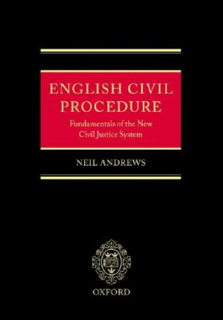 Könyv English Civil Procedure Neil Andrews