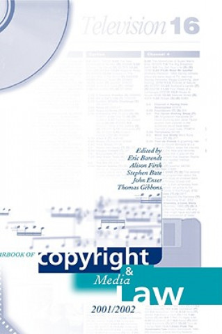 Könyv Yearbook of Copyright and Media Law, Volume VI 2001-02 Eric Barendt