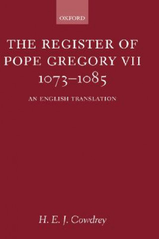 Książka Register of Pope Gregory VII 1073-1085 Pope Gregory VII