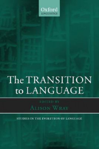 Kniha Transition to Language Richard Kidner