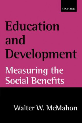 Buch Education and Development Walter W. McMahon